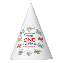 Gorro De Fiesta Airplane Boy 1st Birthday Party | Sky Theme