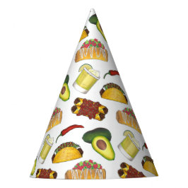 Gorro De Fiesta Alimentos mexicanos Chimichanga Taco Aguacate Ench
