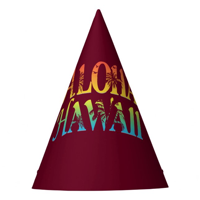 Gorro De Fiesta Aloha Hawaii (Anverso)