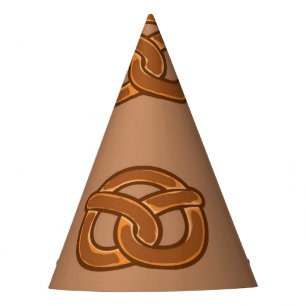 Gorro De Fiesta Amantes de Pretzels Salados Comida Panaderos Forma