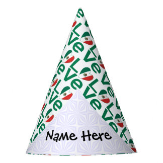 Gorro De Fiesta Amor mexicano Verde con azulejos