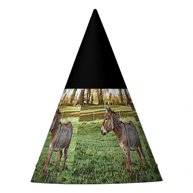 Gorro De Fiesta animal inteligente-burro 1 (Anverso)