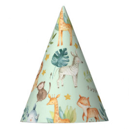 Gorro De Fiesta animales de safari en la jungla fiesta de cumpleañ