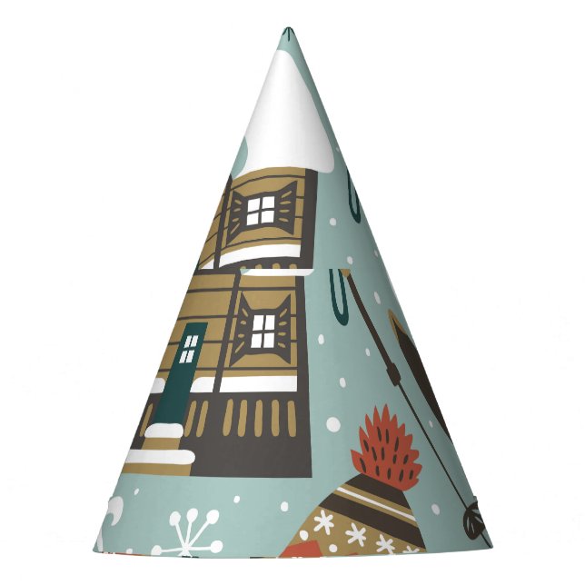 Gorro De Fiesta Animales Forestales: Invernadero Sin Marea. (Anverso)