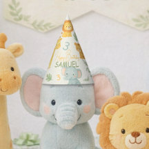 Animales Lindos de Safari Cumpleaños Infantil de l