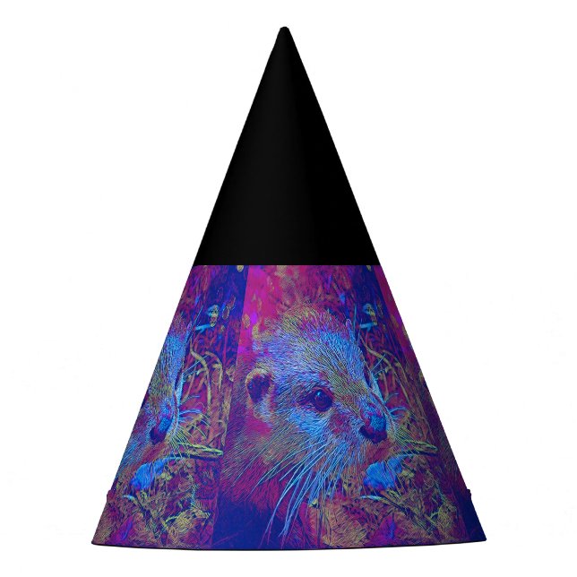 Gorro De Fiesta animales populares - Otter 1 (Anverso)
