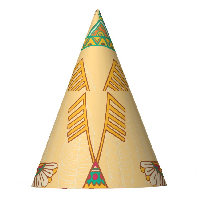 Gorro De Fiesta Antecedentes indígenas indígenas indígenas nativos (Anverso)