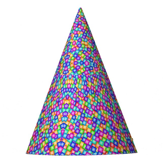 Gorro De Fiesta Arcoiris espumoso (Anverso)
