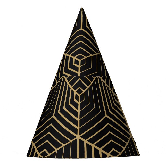 Gorro De Fiesta Armonía Hexagonal: Elegancia Art Deco (Anverso)