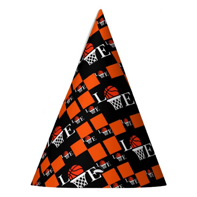Gorro De Fiesta Aros de Baloncesto, Fiesta de Cumpleaños de Jugado (Izquierda)