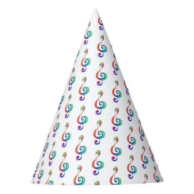 Gorro De Fiesta Arroyo arcoiris estratificado (Anverso)