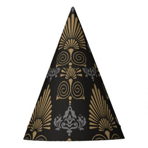 Gorro De Fiesta Art Deco: Papel de escritorio de época sin foco