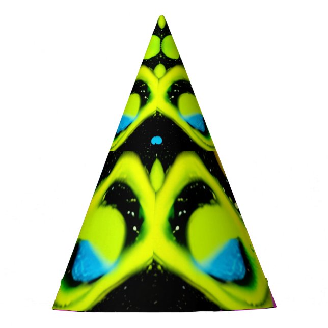 Gorro De Fiesta arte abstracto brillante (Anverso)