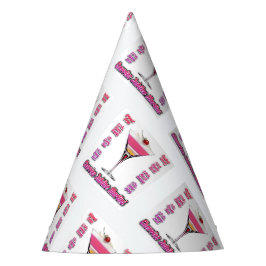 Gorro De Fiesta Arte de Receta de Cóctel Martini Cherries Jubilee