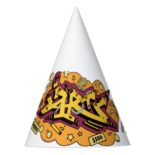 Gorro De Fiesta Arte grafiti dibujo a mano