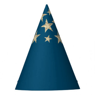 Gorro De Fiesta Asistente para estrellas de plata Verde azulada pr