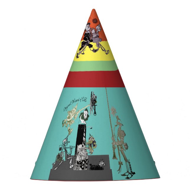 Gorro De Fiesta Asistente para Fiesta de Ilustraciones auténticos  (Anverso)