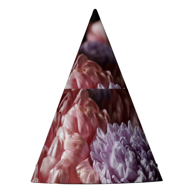 Gorro De Fiesta Aster rosa Bouquet: Iluminación barroca. (Anverso)