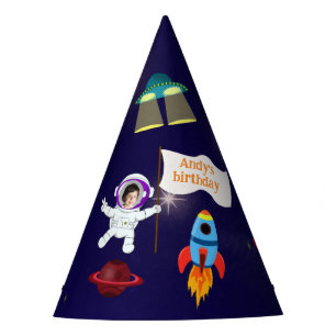 Gorro De Fiesta Astronauta espacial lindo cumpleaños Fiesta Person