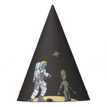 Astronauta y alienígena