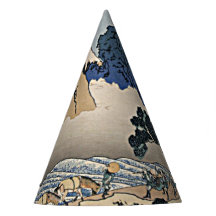 Atrás de la montaña Fuji del río Minobu Hokusai