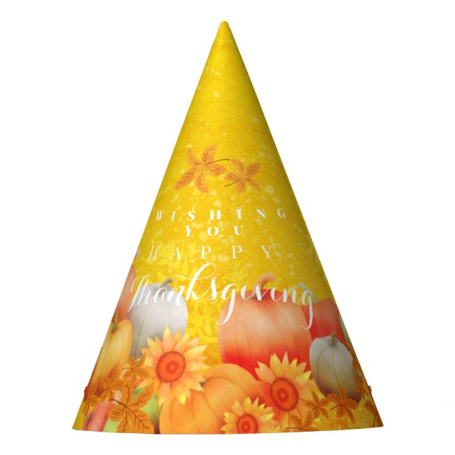 Gorro De Fiesta Autumn Thanksgiving Mustard (Anverso)