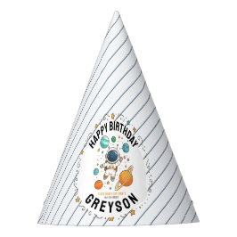 Gorro De Fiesta Aventura Espacial Primer Cumpleaños | Espacio