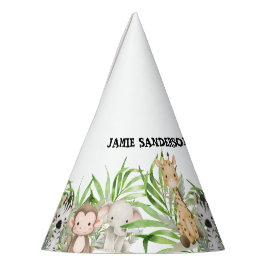 Gorro De Fiesta Aventura Safari Primer Cumpleaños