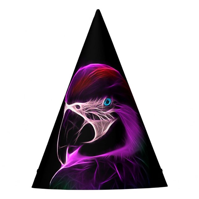 Gorro De Fiesta Awesome Plum Glow Parrot (Anverso)