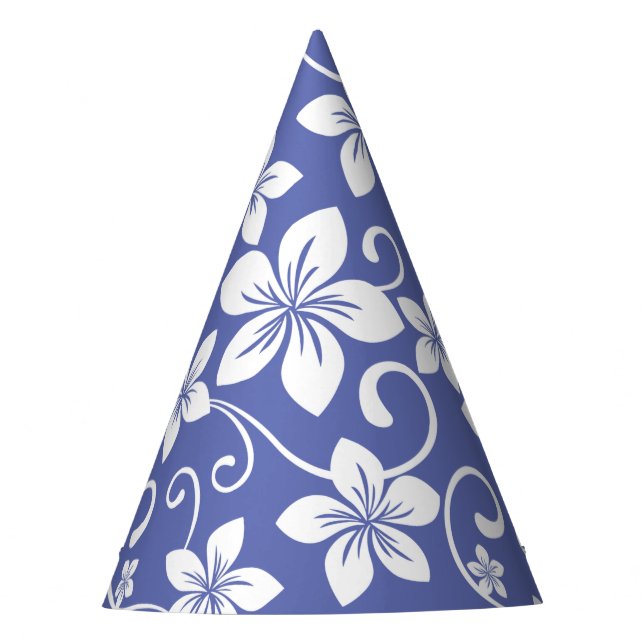 GORRO DE FIESTA AZUL HAWAII (PERIWINKLE) (Anverso)
