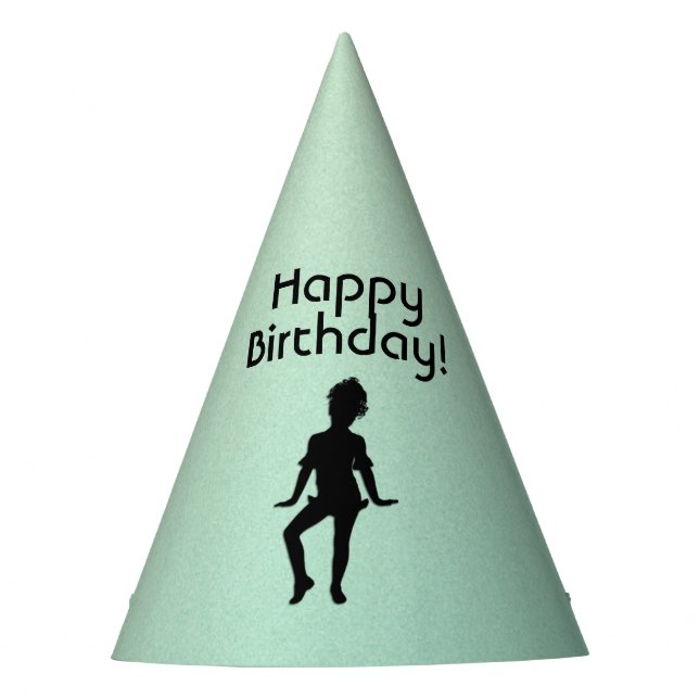 Gorro De Fiesta Bailarina más linda Feliz Cumpleaños (Anverso)
