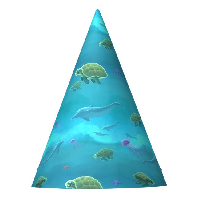 Gorro De Fiesta Bajo el mar (Anverso)