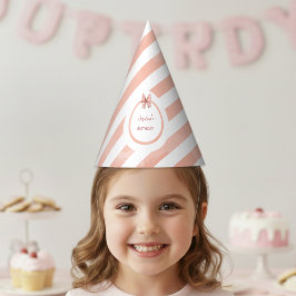 Gorro De Fiesta Baking Party Girls Birthday Fun Pink Pastel