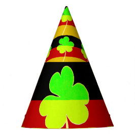 Gorro De Fiesta Bandera alemana irlandesa Shamrock Clover St. Patr