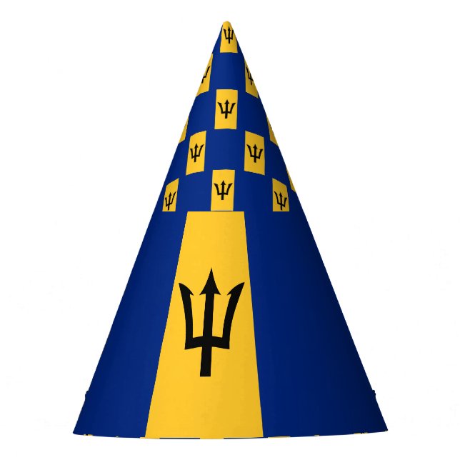 Gorro De Fiesta Bandera de Barbados (Anverso)