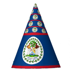 Gorro De Fiesta Bandera de Belice