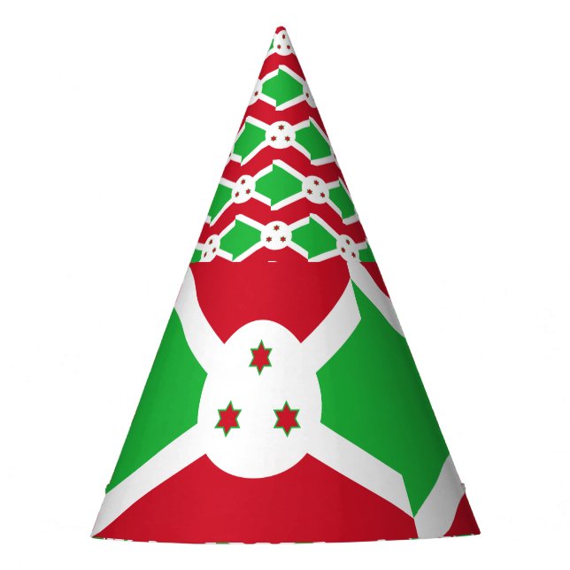 Gorro De Fiesta Bandera de Burundi (Anverso)