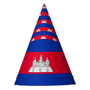 Gorro De Fiesta Bandera de Camboya