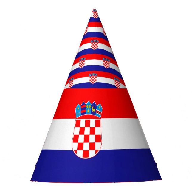 Gorro De Fiesta Bandera de Croacia (Anverso)