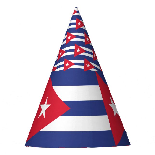 Gorro De Fiesta Bandera de Cuba (Anverso)