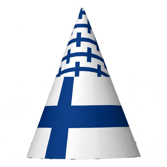 Gorro De Fiesta Bandera de Finlandia (Anverso)