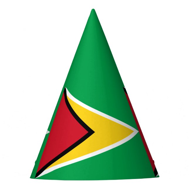Gorro De Fiesta Bandera de Guyana (Anverso)