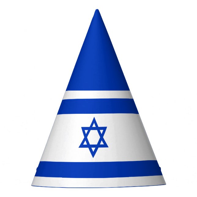 Gorro De Fiesta Bandera de Israel (Anverso)