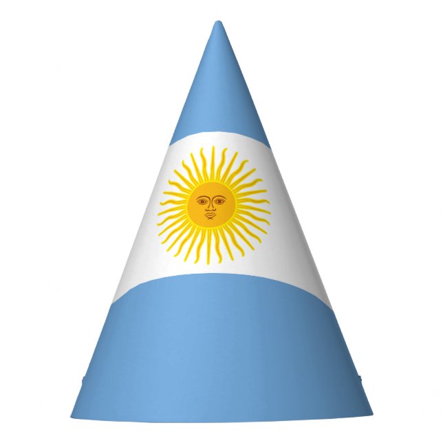 Gorro De Fiesta Bandera de la Argentina (Anverso)