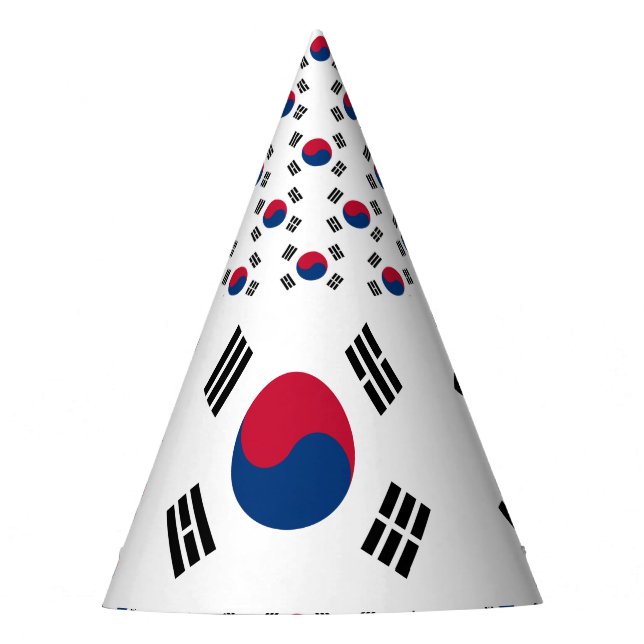 Gorro De Fiesta Bandera de la Corea del Sur (Anverso)