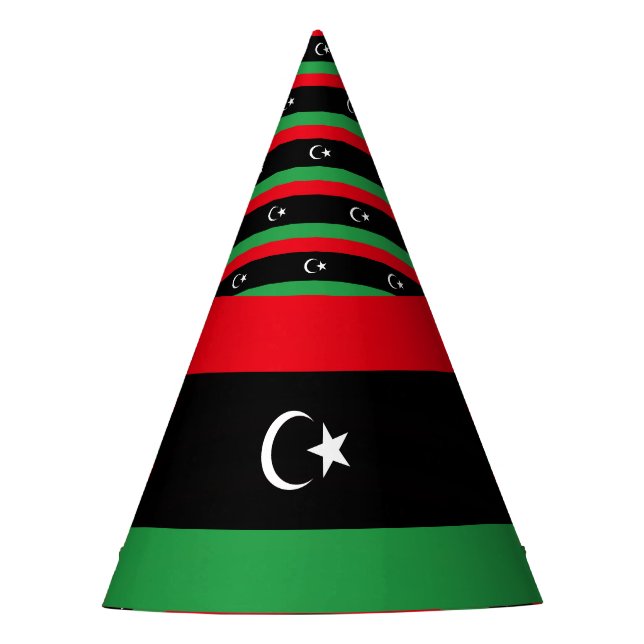 Gorro De Fiesta Bandera de Libia (Anverso)