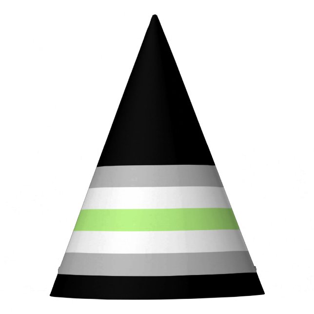 Gorro De Fiesta Bandera de Orgullo Agenero (Anverso)
