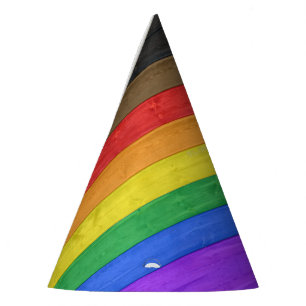 Gorro De Fiesta Bandera de orgullo gay inclusiva de SlipperyJoe's 