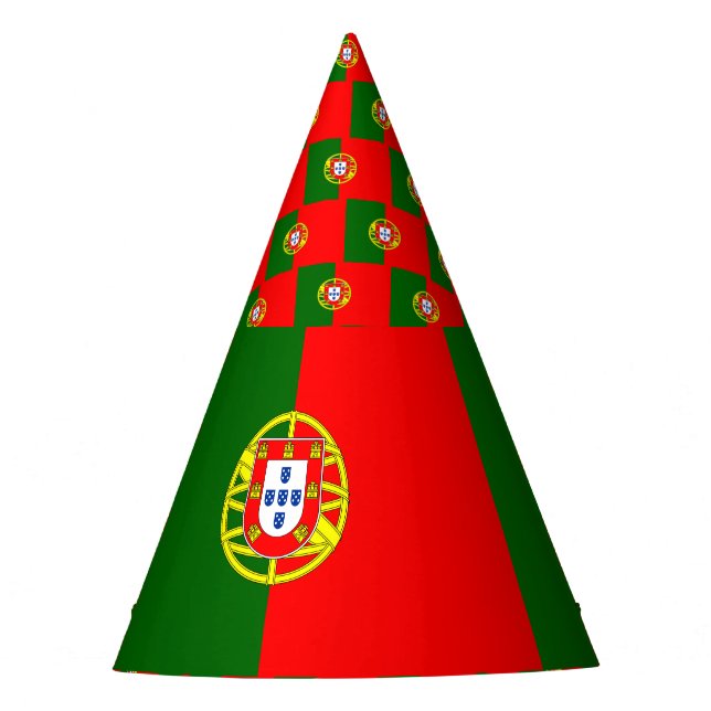 Gorro De Fiesta Bandera de Portugal (Anverso)