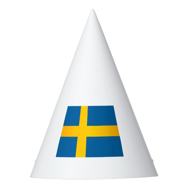 Gorro De Fiesta Bandera de Suecia (Anverso)